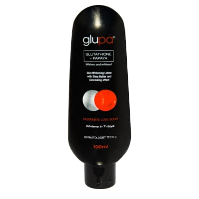 Glupa Glutathione + Papaya Skin Whitening Lotion 100 ml saffronskins