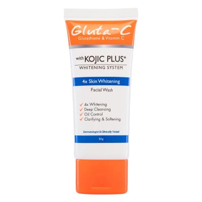 Gluta-C Kojic Plus+ Facial Wash 50g saffronskins