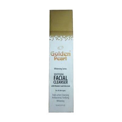 Golden Pearl Whitening Facial Cleanser With Vitamin C And