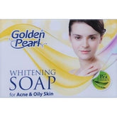 Golden Pearl Whitening Soap Oily Skin saffronskins.com™