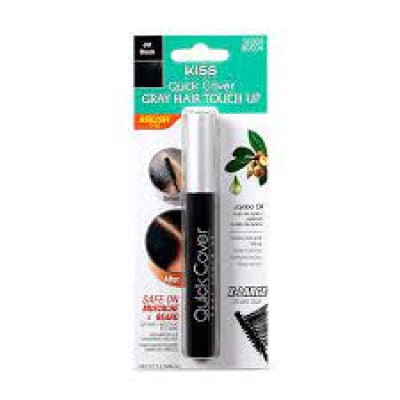 Kiss Quick Cover Grey Hair Touch Up Black Safe On Mustache &