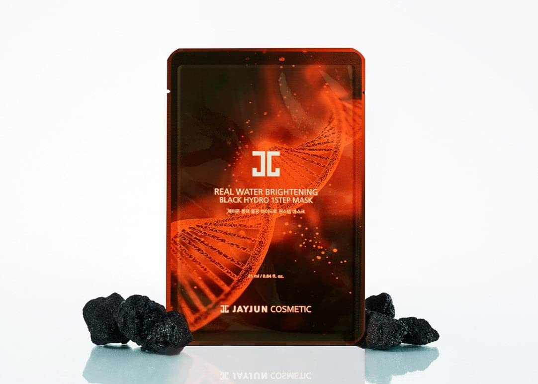 Jayjun 1-Step Real Water Brightening Black Hydro Mask 10pcs 25ml