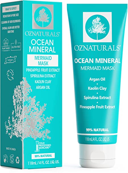 OZNaturals Pore Minimizing Face Wash Ocean Mineral Facial Cleanser 118ml