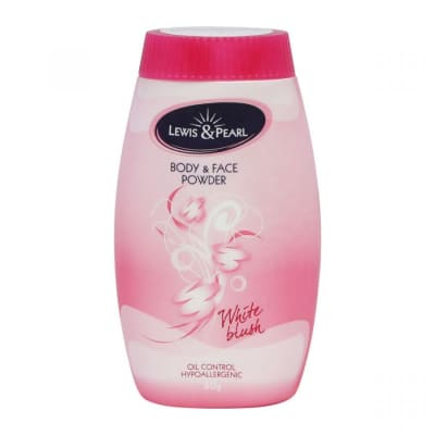 Lewis & Pearl Body & Face Powder White Blush 50gm saffronskins.com™