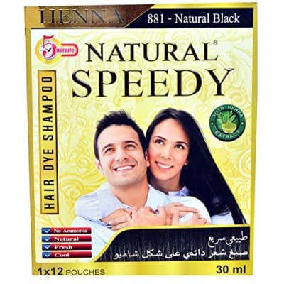 Natural Speedy Hair Dye Shampoo 30ml