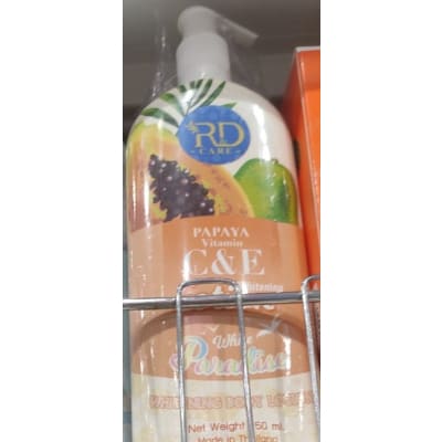 R D papaya WHITENING BODY LOTION 250ml