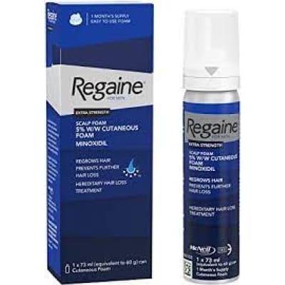 Regaine For Men Extra Strength Scalp Foam 5% W/W Minoxidil 