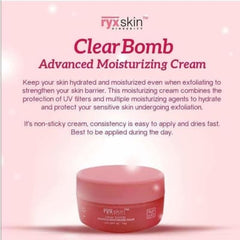 RYX Clear bomb Advanced Moisturizer Cream- DAY CREAM 10g