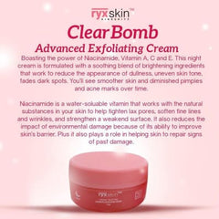 Ryx skin Clear Bomb Night cream saffronskins.com