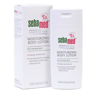 Sebamed Moisturising Body Lotion For Sensitive Normal To Oily Skin 200ml saffronskins