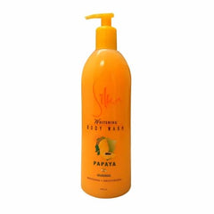Silka Whitening Body Wash Papaya 500ml saffronskins