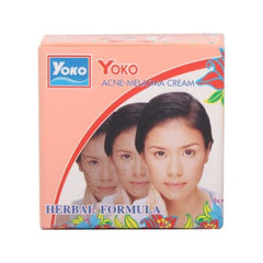Yoko Acne-Melasma Cream Herbal Formula 4gm saffronskins