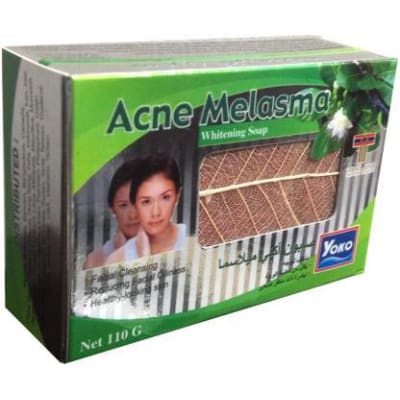 Yoko Acne Melasma Whitening Soap 110gm (Pack of 3) saffronskins.com