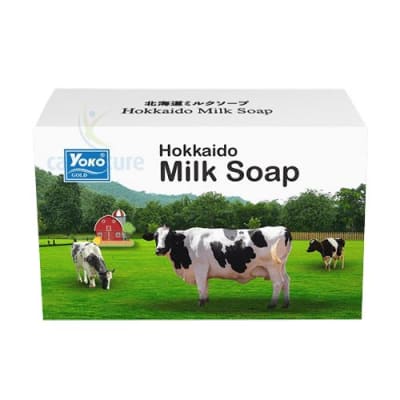 Yoko Hokkaido Milk Soap 135gm ( Pack Of 3 ) saffronskins.com