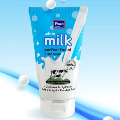 Yoko White Milk Perfect Facial Cleanser 100ml saffronskins.com