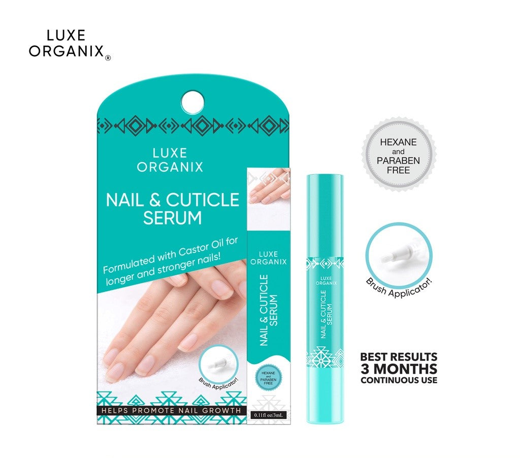 Luxe Organix Nail and Cuticle Castor Serum 10ML