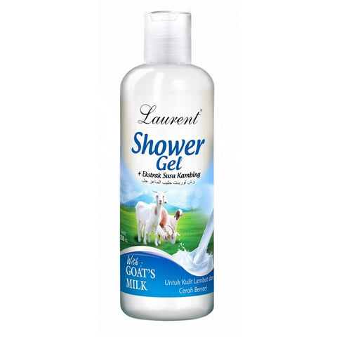 Laurent Liquid Bath Soap 600ml Goat Milk Extract Shower Gel BPOM HOL