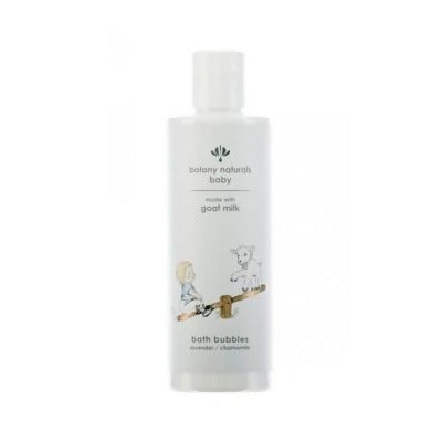 Botany Naturals Baby Bath Bubbles made with goat milk / lavender / chamomile 250ml
