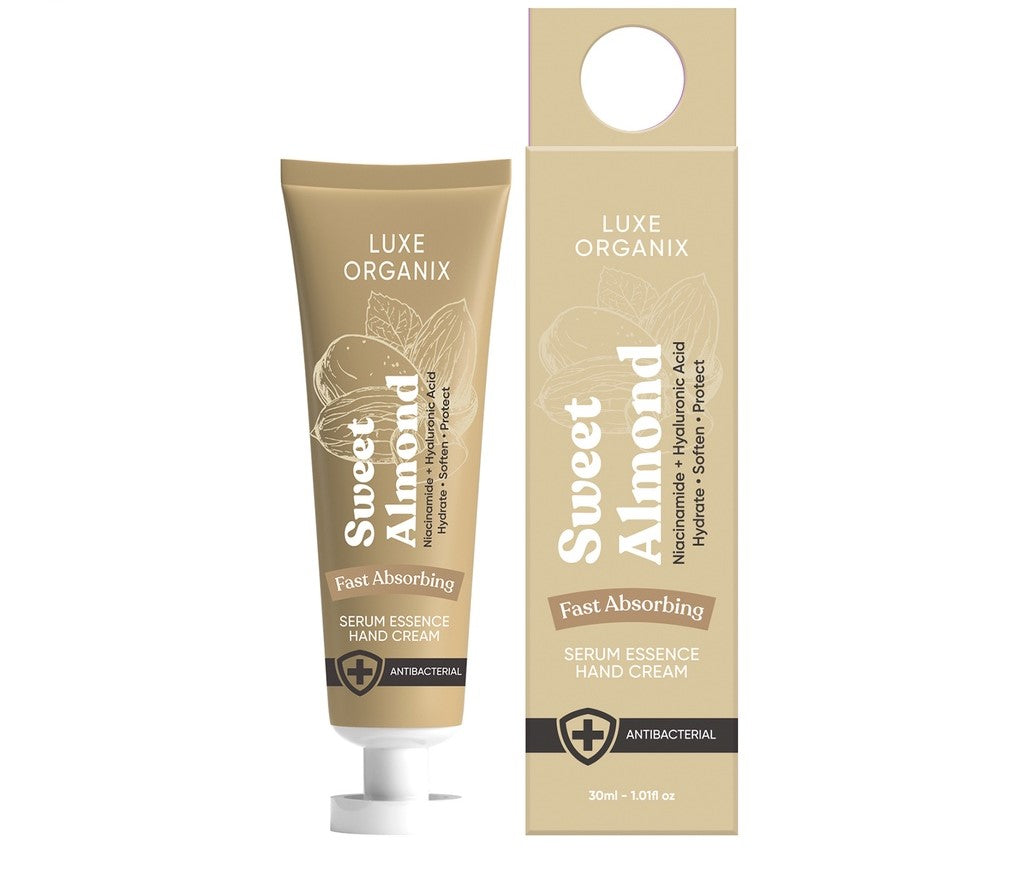 LUXE ORGANIX Sweet Almond Serum Essence Hand Cream 30ml