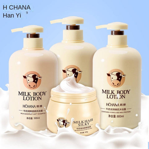HCHANA Milk Moisturizing Body Wash Silky body shampoo