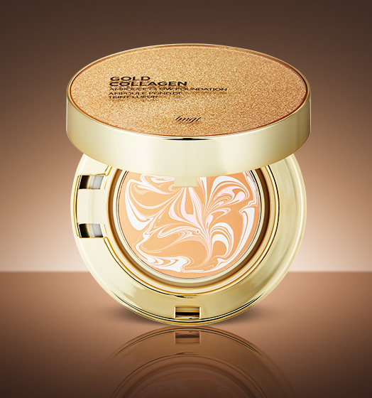 [korea/The Face Shop] Fmgt Gold Collagen Ampoule Glow Foundation , 10g, 2 Colors