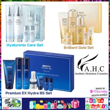 [AHC]Brilliant Gold Skin Care 3 Set Premium Ex Hydra B5 Special Set Hyaluronic 2SET GOLD KOREA Cosmetics