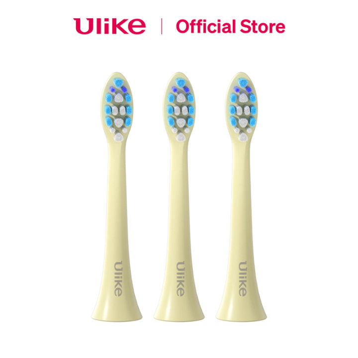 Ulike Electric Toothbrush Replacement Brush Head Refill x3