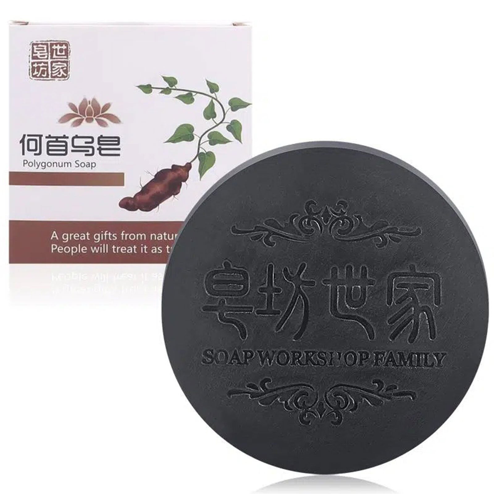 Polygonum Multiflorum Shampoo Bar Hair Soap Polygonum Soap Handmade Soap Sabun Rambut