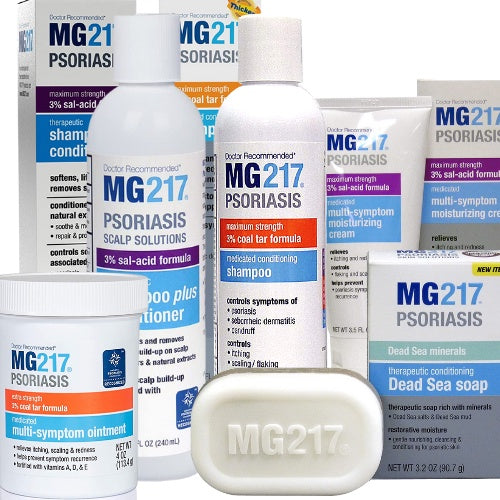 [ iiMONO ] MG217 Psoriasis Scalp Dandruff Shampoo | Conditioner | Moisturizing Cream | Coal Tar Ointment | Dead Sea Soap