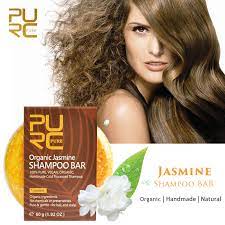 PURC Organic Jasmine Hair Shampoo Bar Soap 100% Pure Handmade Cold Processed Hair Care