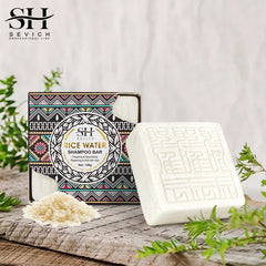 SEVICH Rice Water Shampoo Bar Amino Acid Care Scalp Anti-Hair Loss Handmade Soap Hair Treatment 100g
