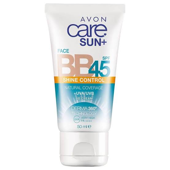 Avon care sun+ face BB spf45 shine control 50ml