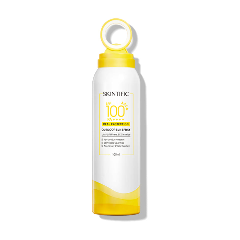 SKINTIFIC Outdoor Sun Spray Sunscreen Mist SPF100 PA++++ UVA/UAB Filters 100ml