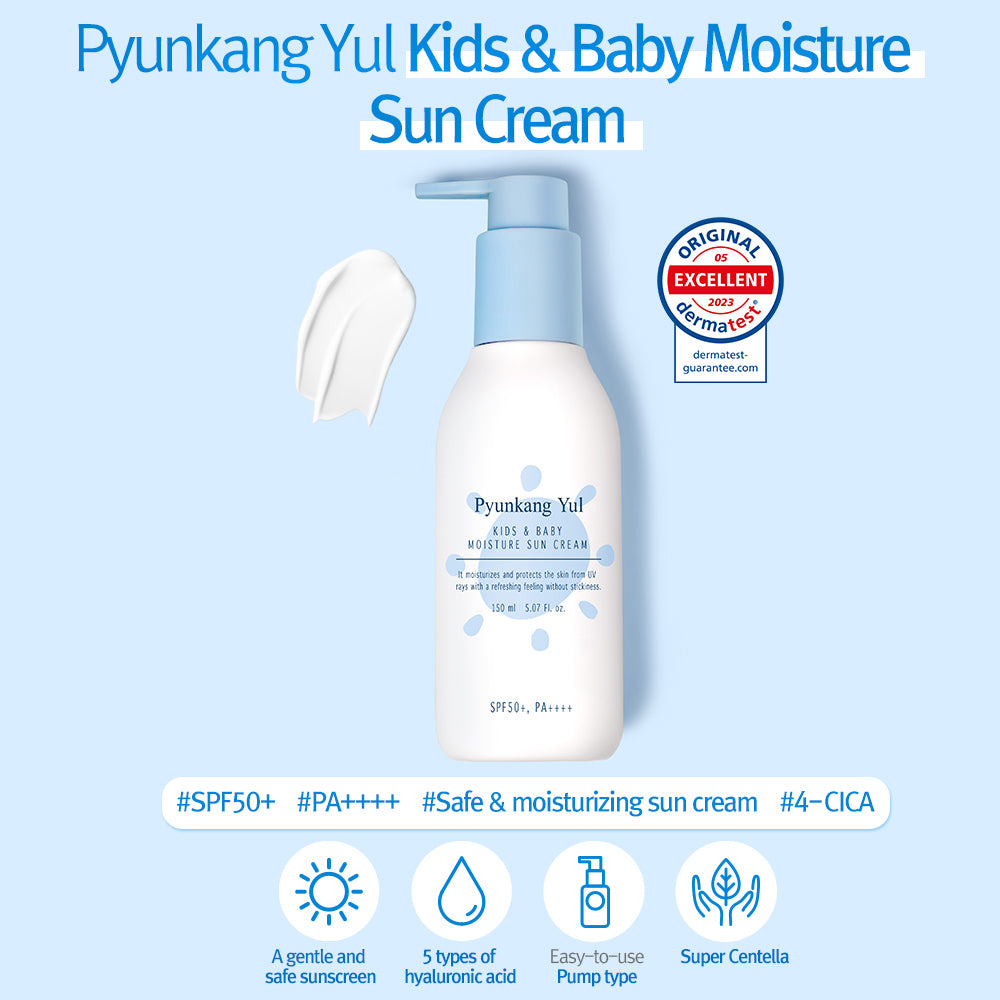 [Pyunkang Yul] Kids Moisturizing Sunscreen SPF50+ PA++++ 150ml (For all age)