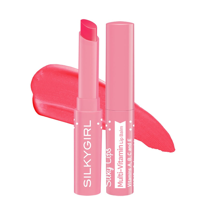 SILKY LIPS Multi-vitamin Lip Balm 03 Rose Pink 1.6g