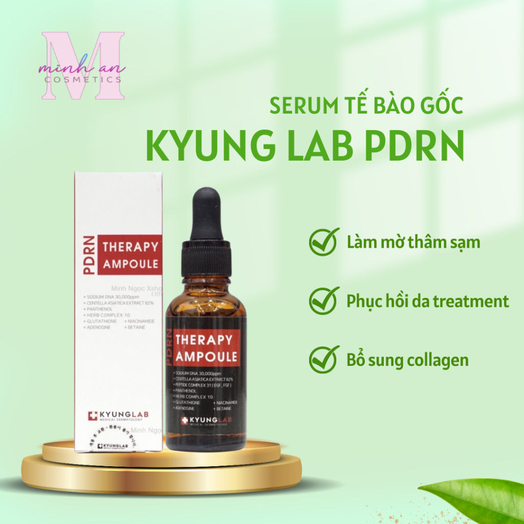 Kyung Lab PDRN Therapy Ampoule Stem Cells 30ml helps to replenish skin Collagen