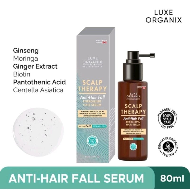 Luxe Organix Scalp Therapy Anti-Hair Fall Energizing Hair Serum 80ml