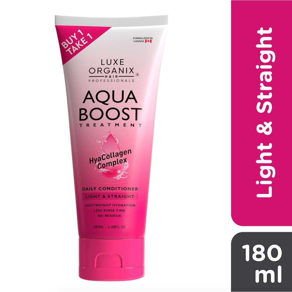 Luxe Organix Professionals Aqua Boost Light & Straight 180ml 