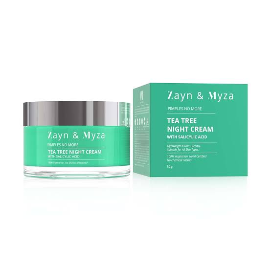 Zayn & Myza Tea Tree Night Cream With Salicylic Acid