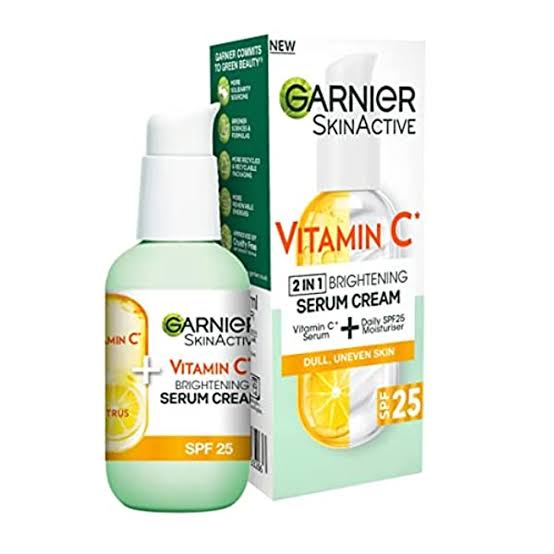 Garnier Skinactive Vitamin C 2 in 1 Brightening Cream SPF 25