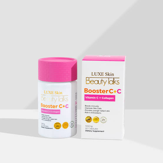 Luxe Skin Beauty Talks Booster C+C Vitamin C + Collagen 60 Capsules