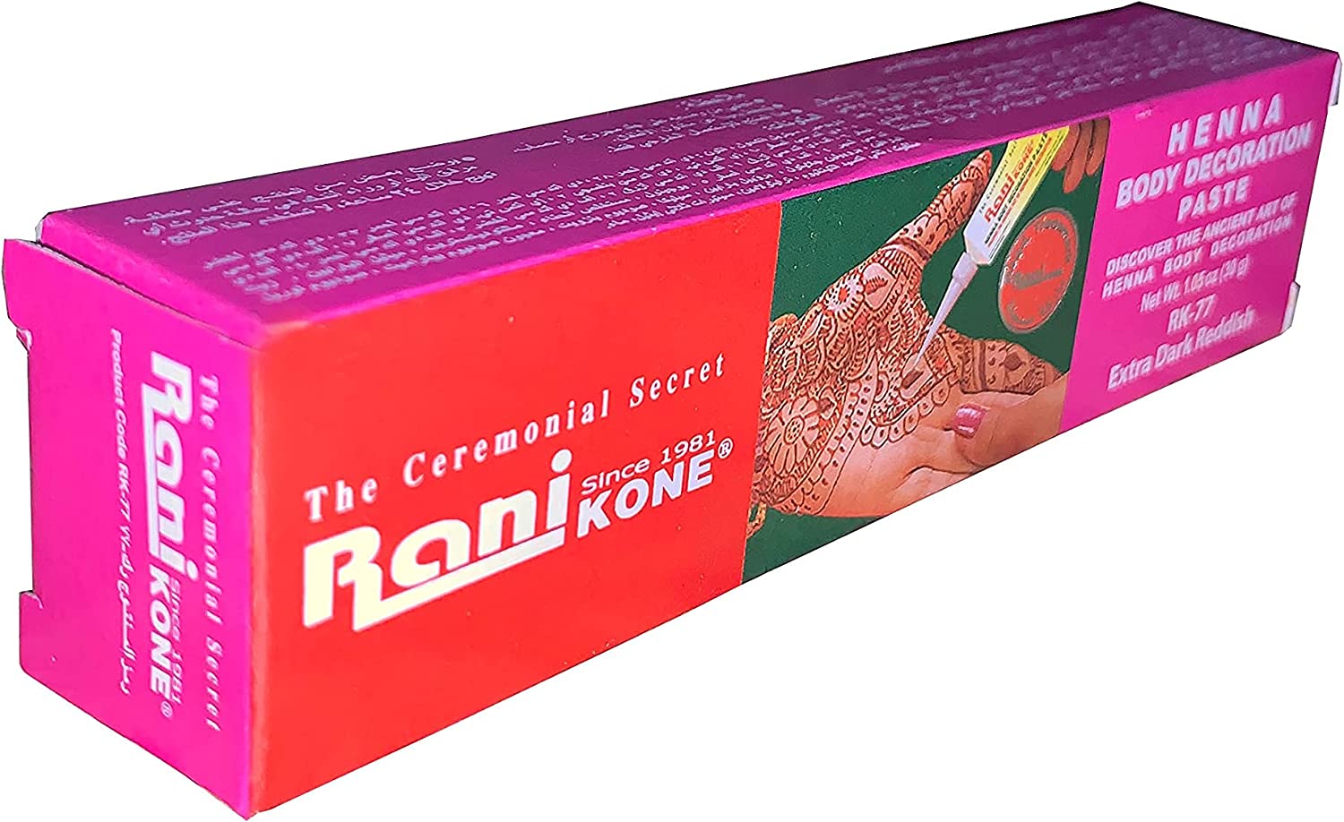 Rani Kone Henna Body Decoration Paste 30g