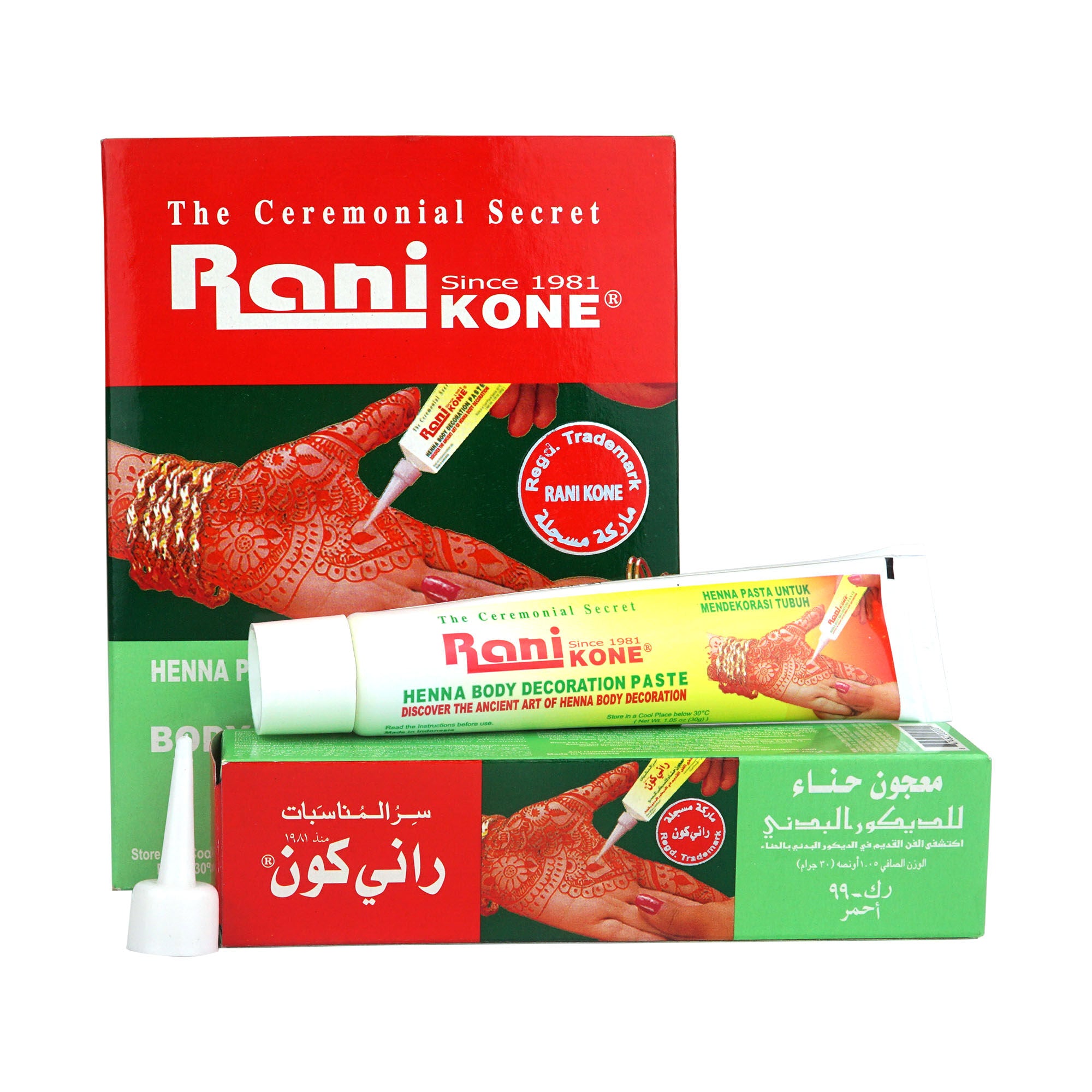 Rani Kone Henna Body Decoration Paste 30g