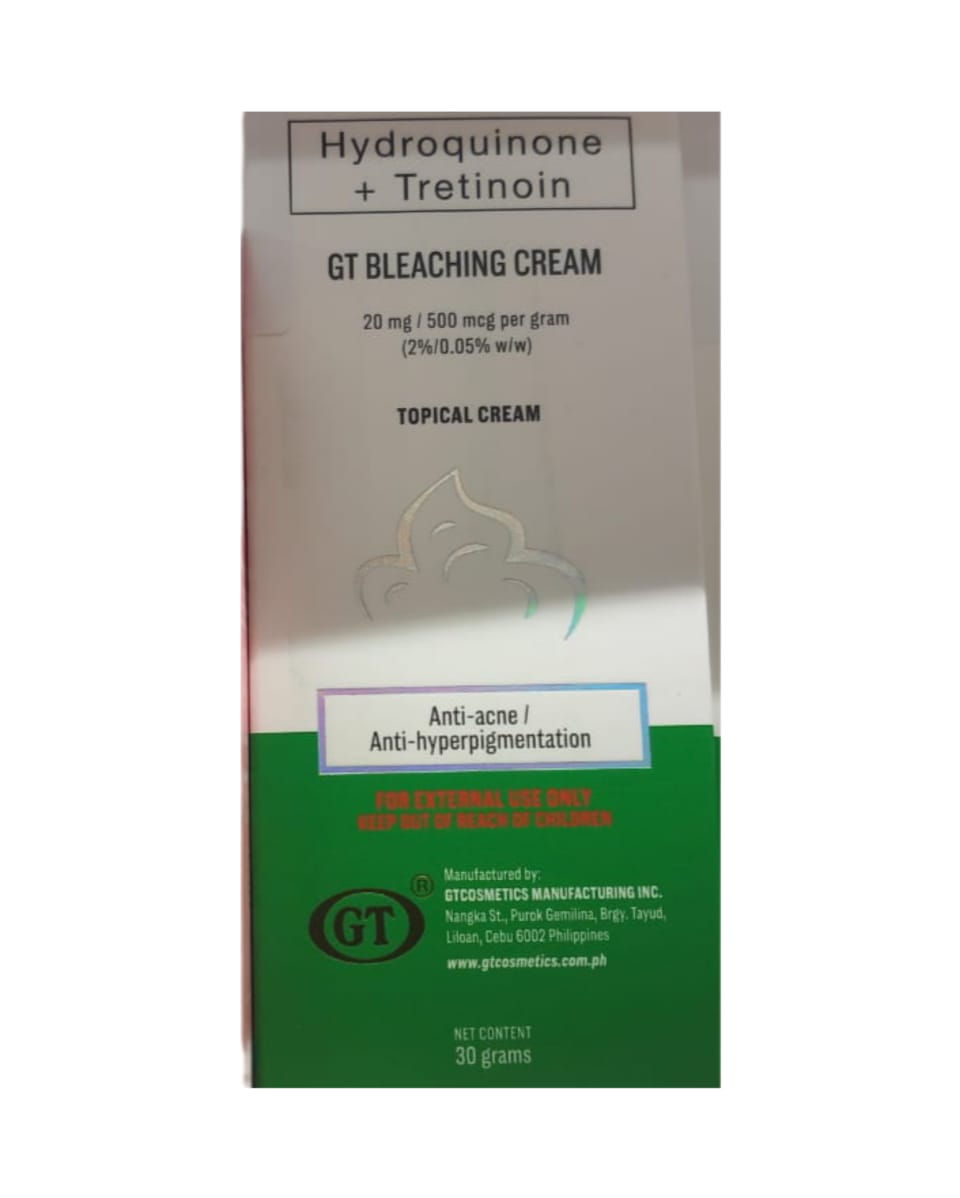 GT Bleaching Cream Hydroquinone + Tretinoin