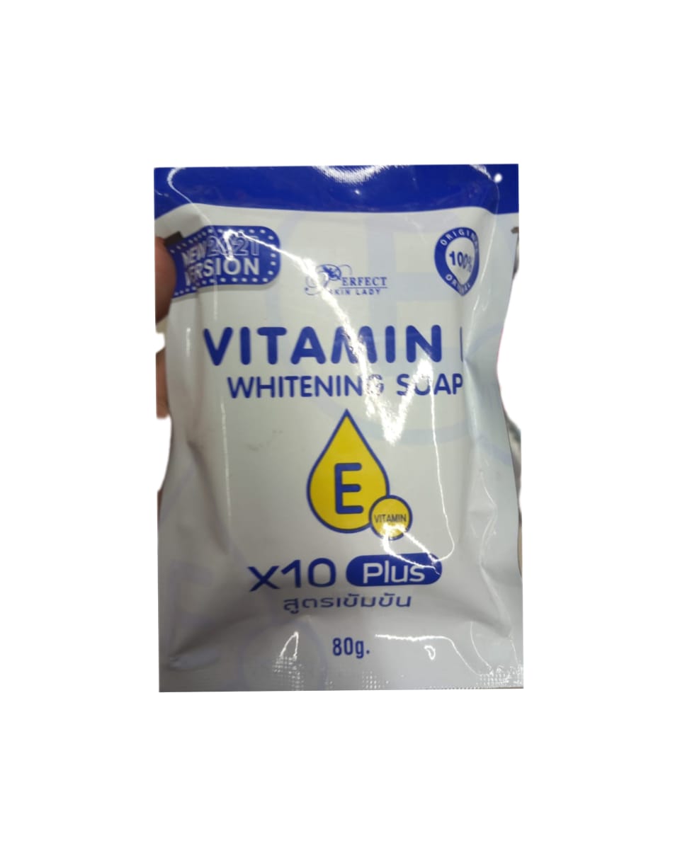 Perfect Skin Care Vitamin E Whitening Soap X10 Plus 80g
