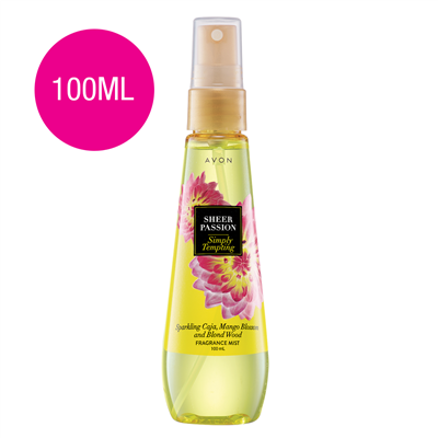 Avon sheer best sale passion fragrance mist