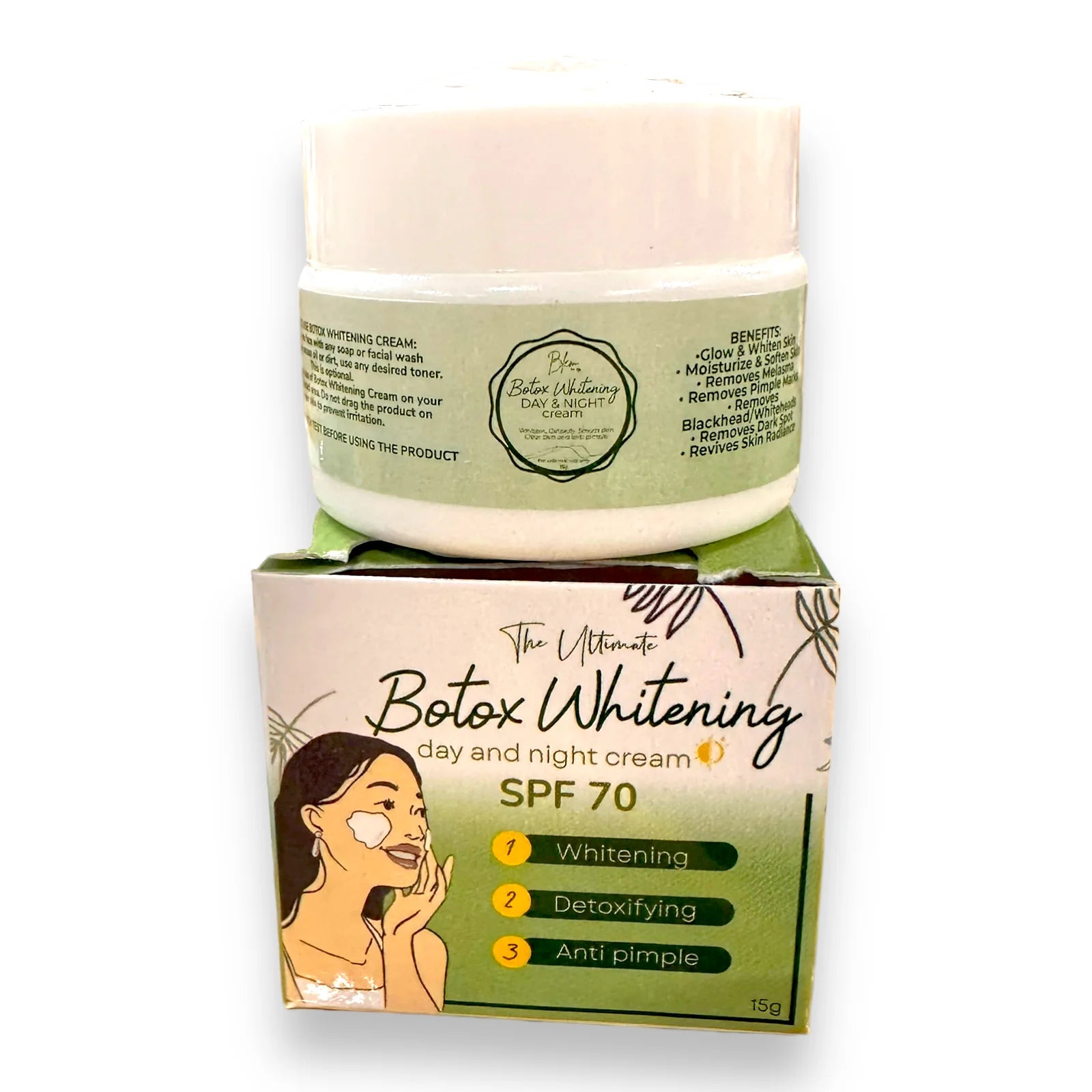 The Ultimate Botox Whitening Day And Night Cream 15g