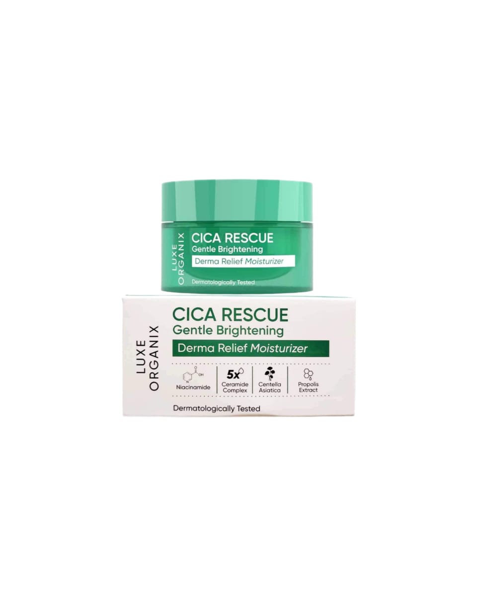 Luxe Organix Cica Rescue Gentle Brightening Derma Relief Moisturizer