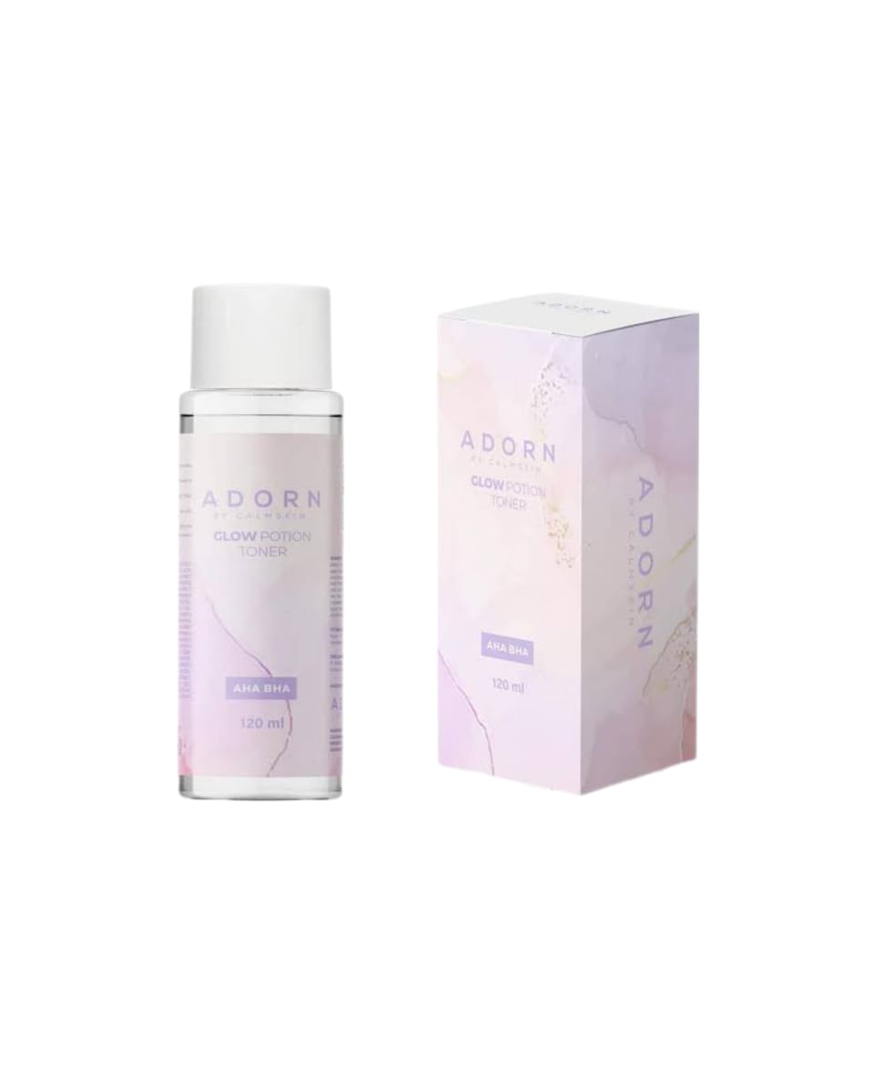 Adorn By Calm Skin Glow Potion Toner AHA BHA 120ml 