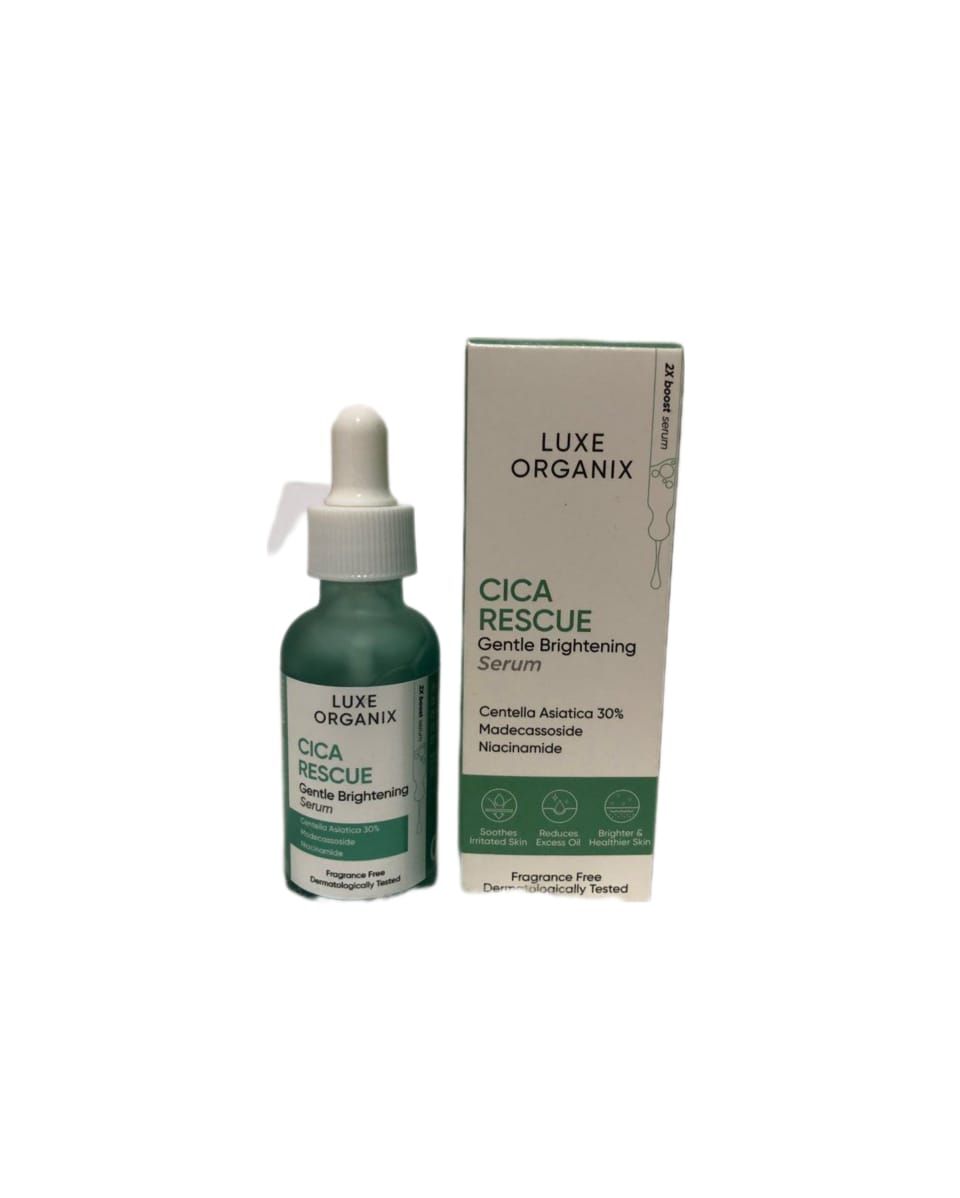 Luxe Organix Cica Rescue Gentle Brightening Serum